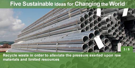 Tubes of recycled aluminum